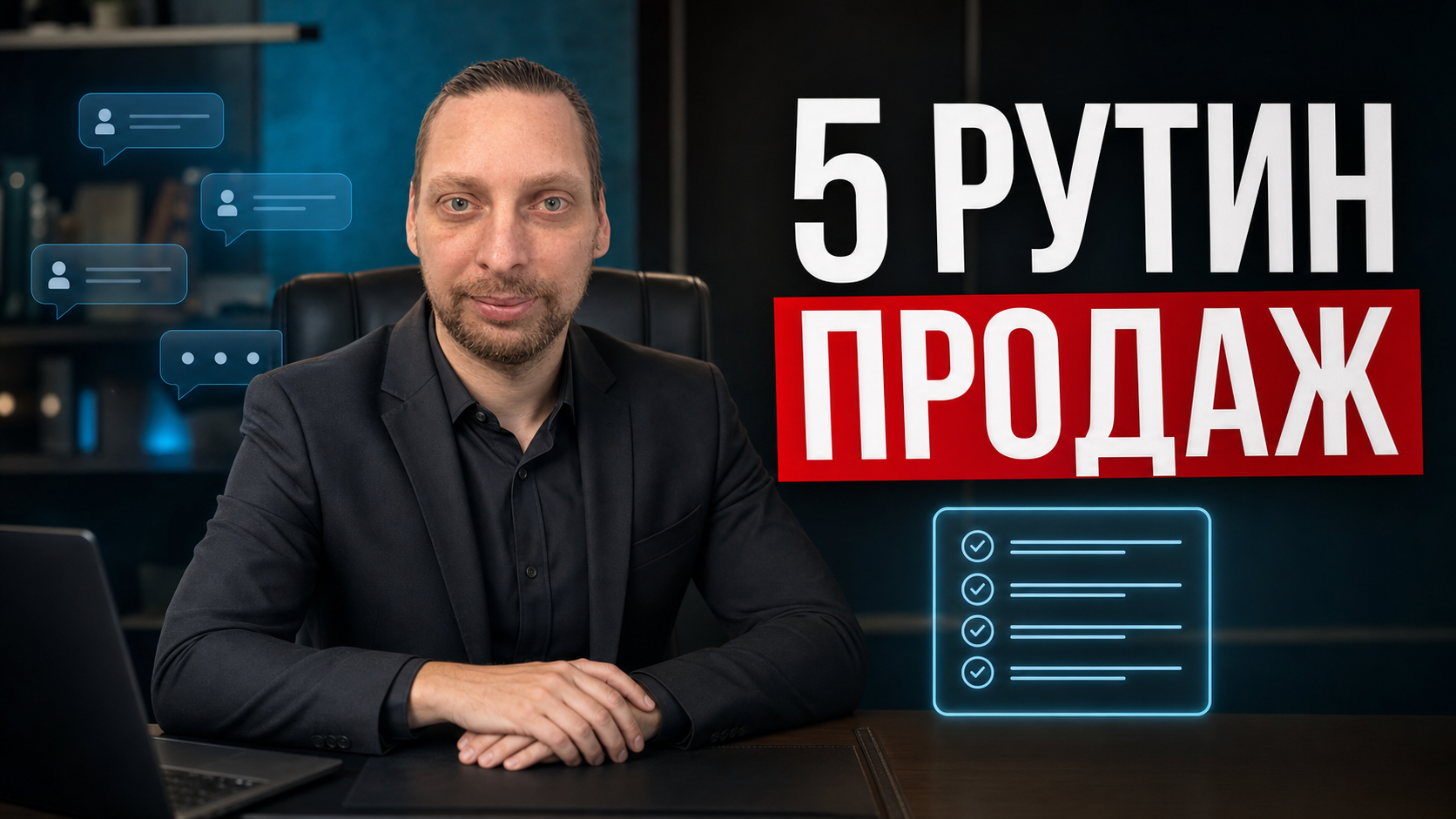 Ievgen Kovalevskyi и список из 5 задач отдела продаж, которые AI берёт на себя.