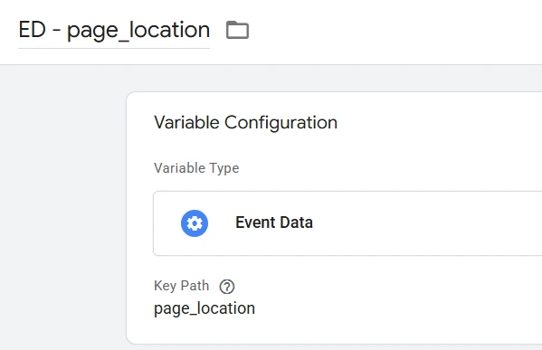 step 1 of the construction: Event data reads the page address